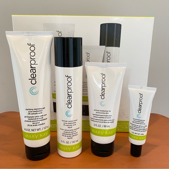 Mary Kay Other - Mary Kay #Clear Proof Acne System 4 Pc Set  FULL SIZE Exp 23/24 Treatment